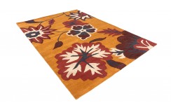 100% wełna gruby dywan z Indii 200x300cm slowers designerski