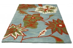 100% wełna gruby dywan z Indii 120x180cm slowers designerski