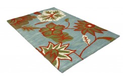 100% wełna gruby dywan z Indii 120x180cm slowers designerski