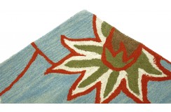 100% wełna gruby dywan z Indii 120x180cm slowers designerski