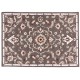Designerski nowoczesny dywan wełniany w Persian Modern brązowy ok 200x300cm Indie 2cm gruby