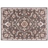 Designerski nowoczesny dywan wełniany w Persian Modern brązowy ok 200x300cm Indie 2cm gruby