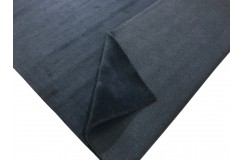 100% wełna gruby dywan handloom Lori z Indii czarny 200x300cm