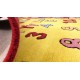 Designerski nowoczesny dywan wełniany dla dzieci Alfabet 170x240cm Indie 2cm gruby