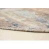 Jedwabny / wełniany dywna z Nepalu okrąg 150cm w stylu vintage