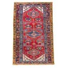 Perski wełniany recznie tkany dywan Heriz z ornamentami ok 130x230cm