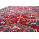 Perski wełniany recznie tkany dywan Heriz z ornamentami ok 130x230cm