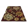 100% wełna gruby dywan z Indii 120x180cm flowers designerski