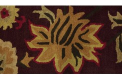 100% wełna gruby dywan z Indii 120x180cm flowers designerski