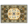 Designerski nowoczesny dywan wełniany w Persian Modern brązowy ok 120x180cm Indie 2cm gruby