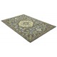 Designerski nowoczesny dywan wełniany w Persian Modern szary ok 120x180cm Indie 2cm gruby