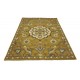 Kwiatowy nowoczesny dywan wełniany w Persian Modern brązowy ok 160x230cm Indie 2cm gruby