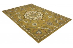 100% wełna gruby dywan z Indii 120x180cm persian modern kiwatowy