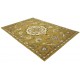 Kwiatowy nowoczesny dywan wełniany w Persian Modern brązowy ok 160x230cm Indie 2cm gruby