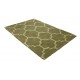 Designerski nowoczesny dywan wełniany marokańska koniczyna zielony ok 120x180cm Indie 2cm gruby