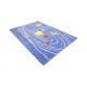 Designerski nowoczesny dywan wełniany dla chłopca System Solarny 170x240cm Indie 2cm gruby