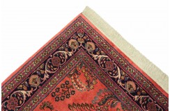 Niepowtarzalmny ręcznie tkany dywan Saruk Inde 170x250 wełna fein