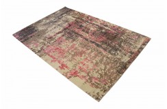 Jedwabny / wełniany dywna z Nepalu 200x300cm w stylu vintage