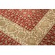 Ręcznie tkany dywan Tebriz Mahi wełna i jedwab ok 250x350cm Indie piękny perski wzór klasyczny czerwony
