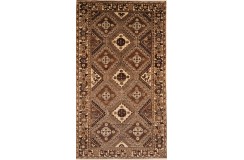 Etniczny dywan ręcznie tkany perski Kaszkaj Gabbeh Iran 100% wełna gruby 130x240cm