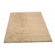 100% welniany ręcznie tkany dywan Nepal Exclusive beżowy 140X200cm liść akantu ciepły z jedwabiem