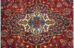 Czerwony oryginalny dywan Kashan (Keszan) z Iranu wełna 250x370cm perski