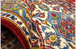 Czerwony oryginalny dywan Kashan (Keszan) z Iranu wełna 250x370cm perski