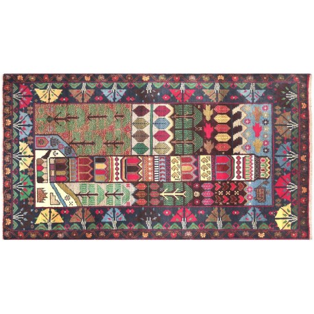 Dywan rękodzieło Beludżów Fein 100% wełna 90x150cm oryginalny z Iranu tradycyjny perski