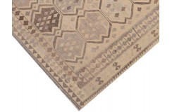 Etniczny kilim szary z Afganistanu dzieło Chobi nomadyczny 200x300cm