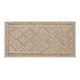 Beż brąz dywan kilim art deco 100x200cm z Afganistanu Chobi Old Style 100% wełna dwustronny vintage nomadyczny