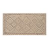 Beż brąz dywan kilim art deco 100x200cm z Afganistanu Chobi Old Style 100% wełna dwustronny vintage nomadyczny