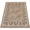 Etniczny kilim szary z Afganistanu dzieło Chobi nomadyczny 140x200cm