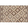 Etniczny kilim szary z Afganistanu dzieło Chobi nomadyczny 140x200cm