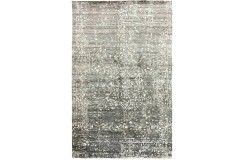 100% welniany ręcznie tkany dywan Nepal Exclusive Vintage szary 160X250cm nowoczesny ciepły z jedwabiem