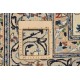 Gęsto ręcznie tkany dywan Nain 9la z Iranu wełna + jedwab 200x300cm beżowy