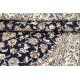 Gęsto ręcznie tkany dywan Nain 9la z Iranu wełna + jedwab 150x240cm granatowy