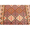 Etniczny kilim kolorowy z Iranu - rękodzieło Fars nomadyczny 120x370cm