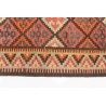 Etniczny kilim kolorowy z Iranu - rękodzieło Fars nomadyczny 120x370cm