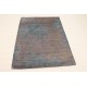 100% welniany ręcznie tkany dywan Nepal Exclusive Vintage fioletowy 150x210cm nowoczesny ciepły z jedwabiem