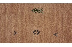 100% wełna gruby dywan handloom z indii  beż/brąz  okrągły 2x2m