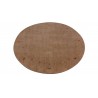 100% wełna gruby dywan handloom z indii  beż/brąz  okrągły 120x120cm