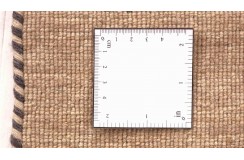 100% wełna gruby dywan handloom z indii  beż/brąz  okrągły 120x120cm