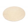100% wełna gruby dywan handloom z indii  biały okrągły 120x120cm