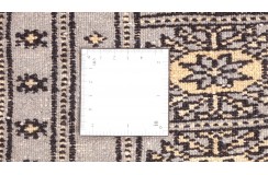 Oryginalny dywan Buchara z Pakistanu 100% wełna 250x350cm szary