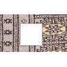 Oryginalny dywan Buchara z Pakistanu 100% wełna 250x350cm szary