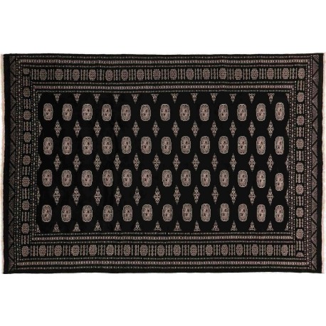 Buchara dywan ręcznie tkany z Pakistanu 100% wełna czarny ok 250x350cm