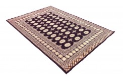 Oryginalny dywan Buchara z Pakistanu 100% wełna 170x240cm brązowy