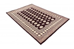 Oryginalny dywan Buchara z Pakistanu 100% wełna 170x240cm brązowy