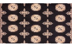 Oryginalny dywan Buchara z Pakistanu 100% wełna 170x240cm brązowy