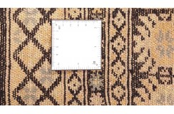 Oryginalny dywan Buchara z Pakistanu 100% wełna 170x240cm brązowy